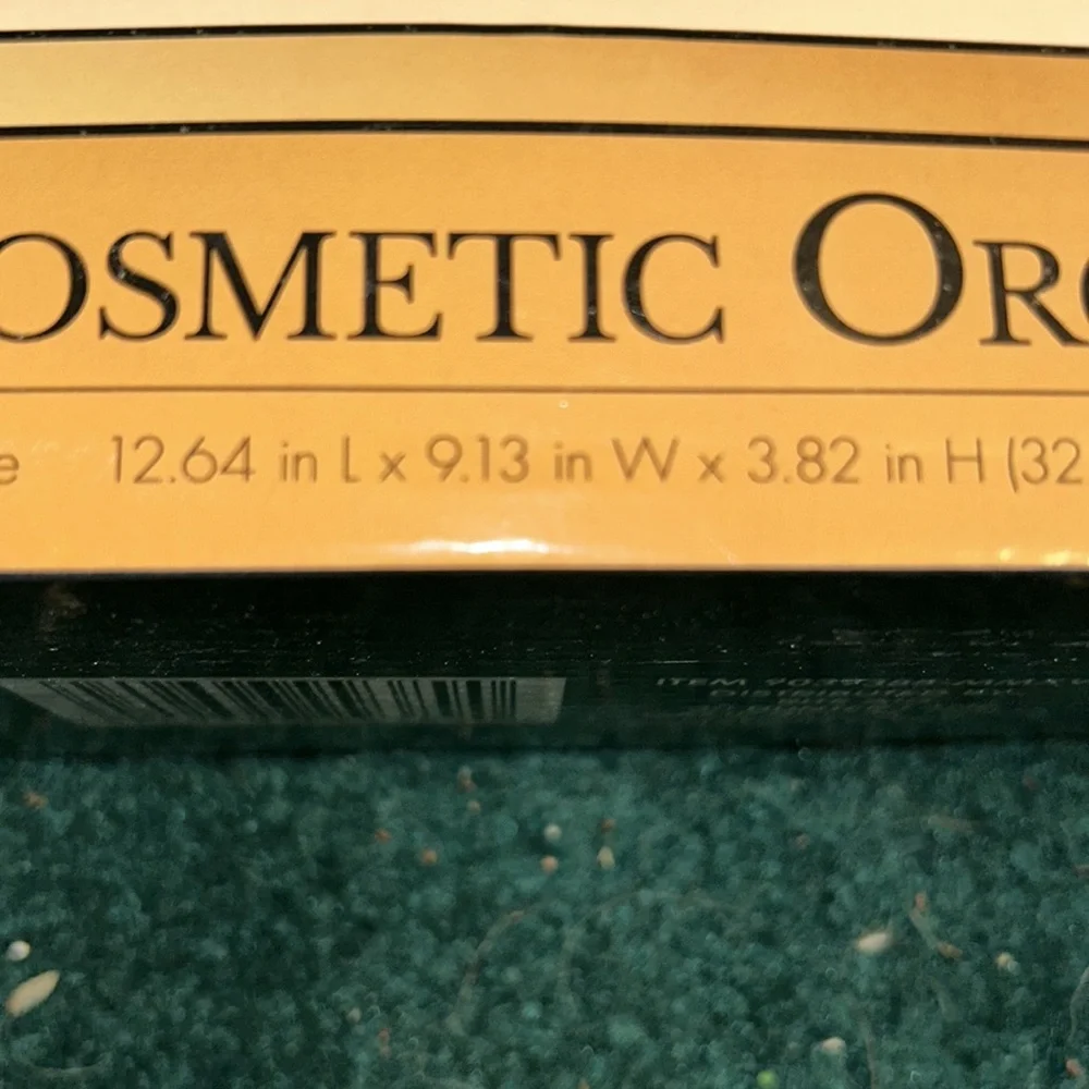 Transparent Cosmetic Organizer Tray